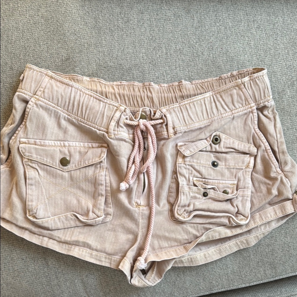 Free People Waimea Slouchy Solid Shorts